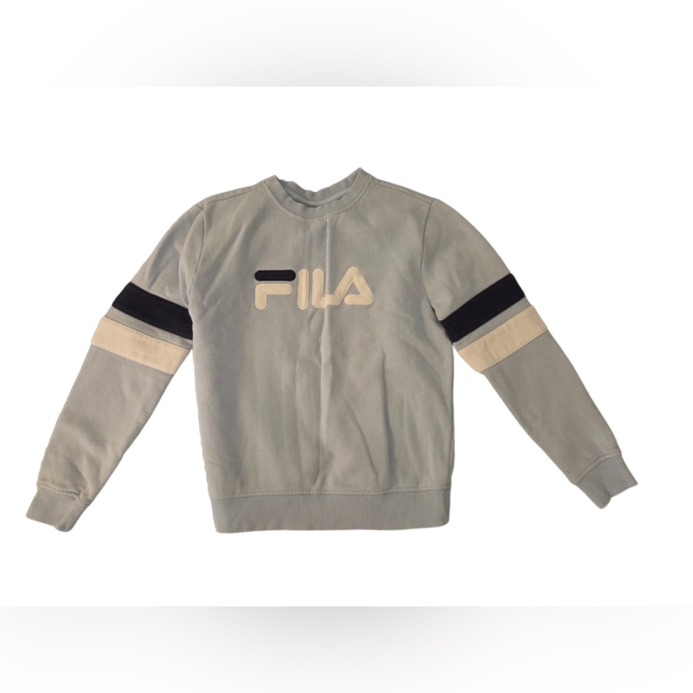 Fila Gray and Cream Crewneck Sweater!